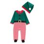 Voir la diapositive 1 : INEXTENSO Dors bien Noël avec bonnet en velours lutin bébé 