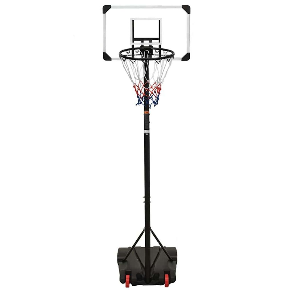 VIDAXL Support de basket-ball Transparent 216-250 cm Polycarbonate