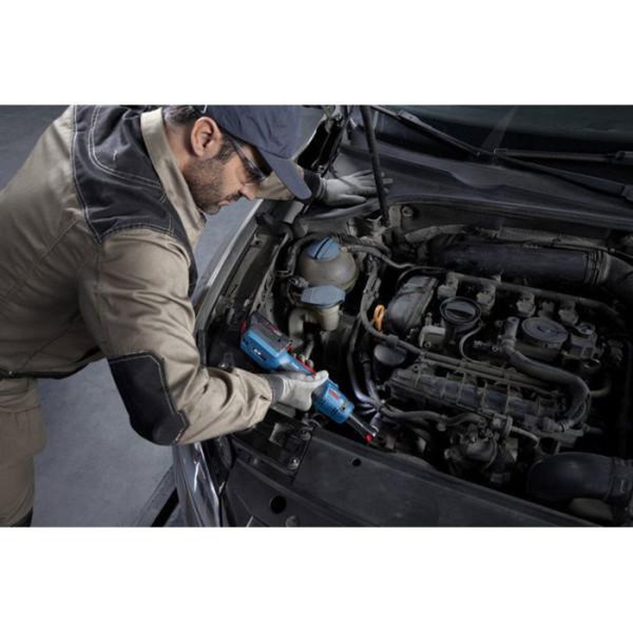 Voir la diapositive 4 : Bosch Professional Clé a cliquet grc 18v-60 professional sans batterie, ni chargeur - livrée dans l-boxx 136 - bosch - 06019n8001