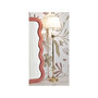 Voir la diapositive 6 : Paris Prix Lampadaire Design  Gipsy  160cm Or & Blanc