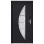 Voir la diapositive 3 : VIDAXL Porte d'entree anthracite 98x200 cm PVC