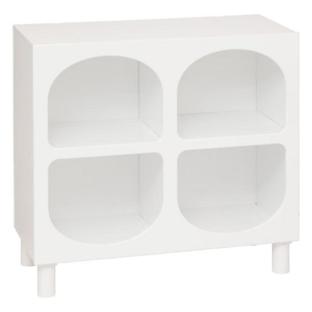 Atmosphera Kids Commode Enfant 4 Niches  Tara  76cm Blanc