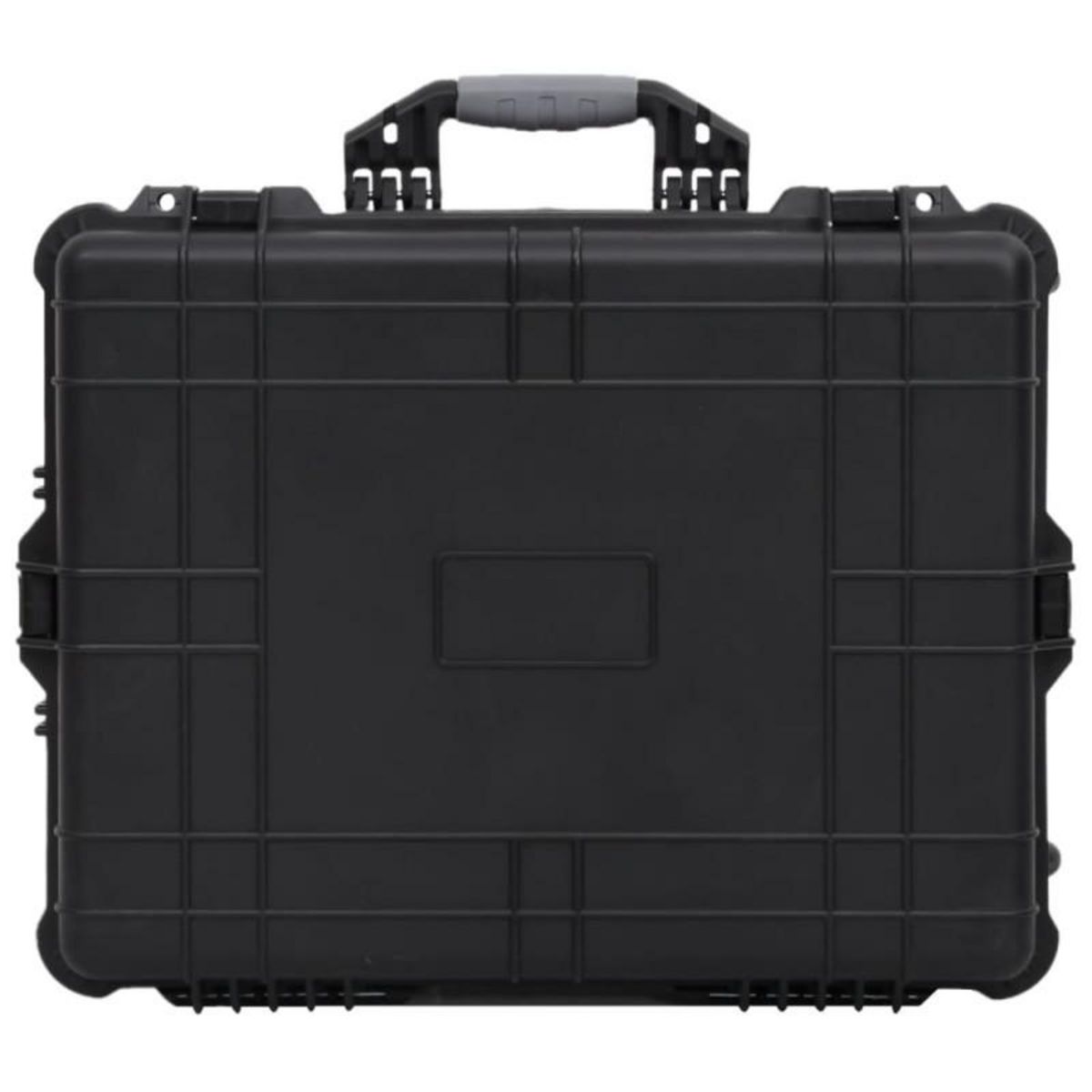 VIDAXL Valise de vol à roulettes Noir 63x50x23 cm PP