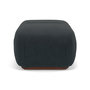 Voir la diapositive 1 : LISA DESIGN Penelope - pouf en velours texturé