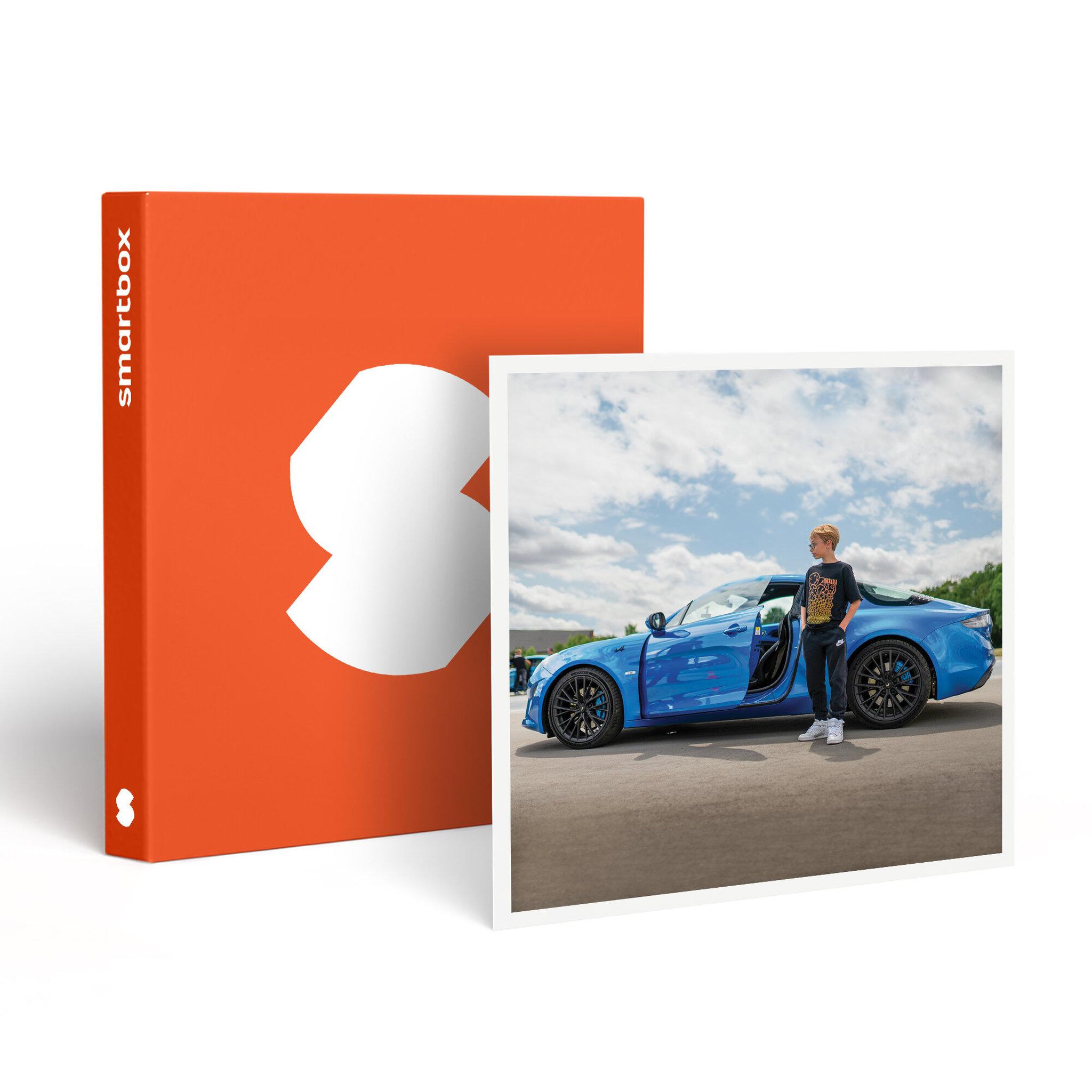 Smartbox Stage de pilotage enfant : 4 tours de circuit en lamborghini gallardo et en alpine a110 s - coffret cadeau sport & aventure