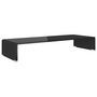 Voir la diapositive 2 : VIDAXL Meuble TV/support pour moniteur 80x30x13 cm verre noir
