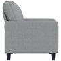 Voir la diapositive 4 : VIDAXL Fauteuil Gris clair 60 cm Tissu