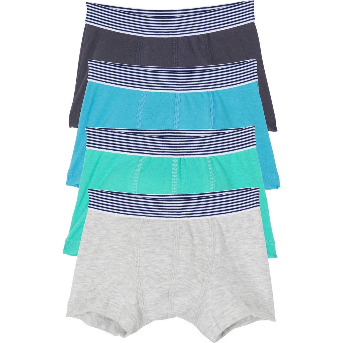 PETIT BATEAU Lot de 4 boxers garçon