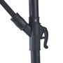 Voir la diapositive 4 : GARDENSTAR Parasol déporté rond D3 x H2.45 m gris bleuté  LEA