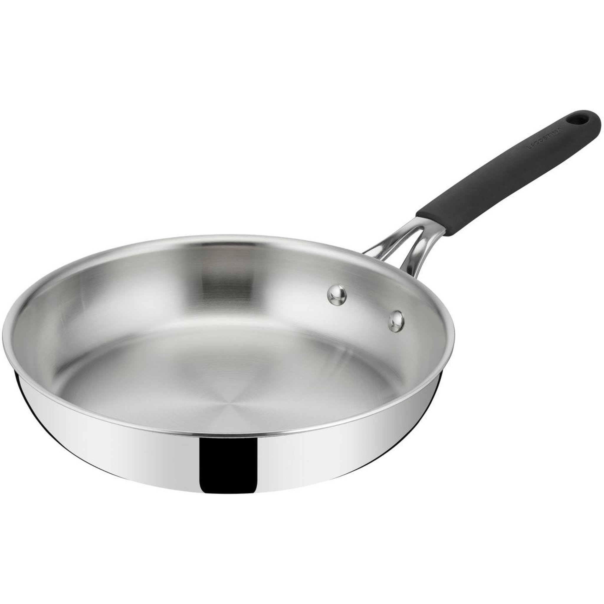 Voir la diapositive 2 : Lagostina Batterie de cuisine 3 poeles esperta triply 20/24/28cm