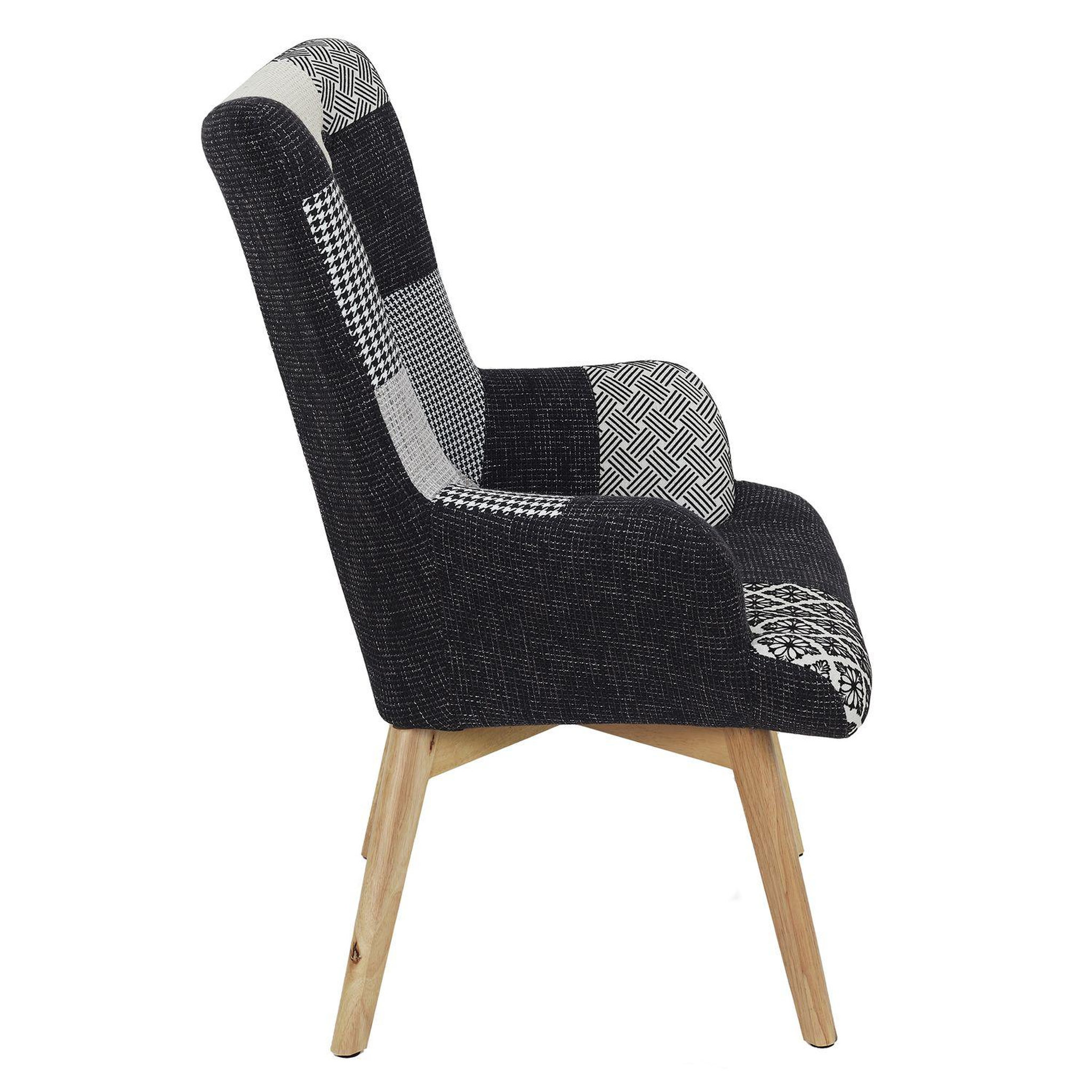 Voir la diapositive 3 : TOILINUX Fauteuil Helsinki Patchwork