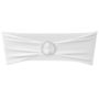 Voir la diapositive 2 : VIDAXL 25 bandes de chaise decoratives extensibles blanches