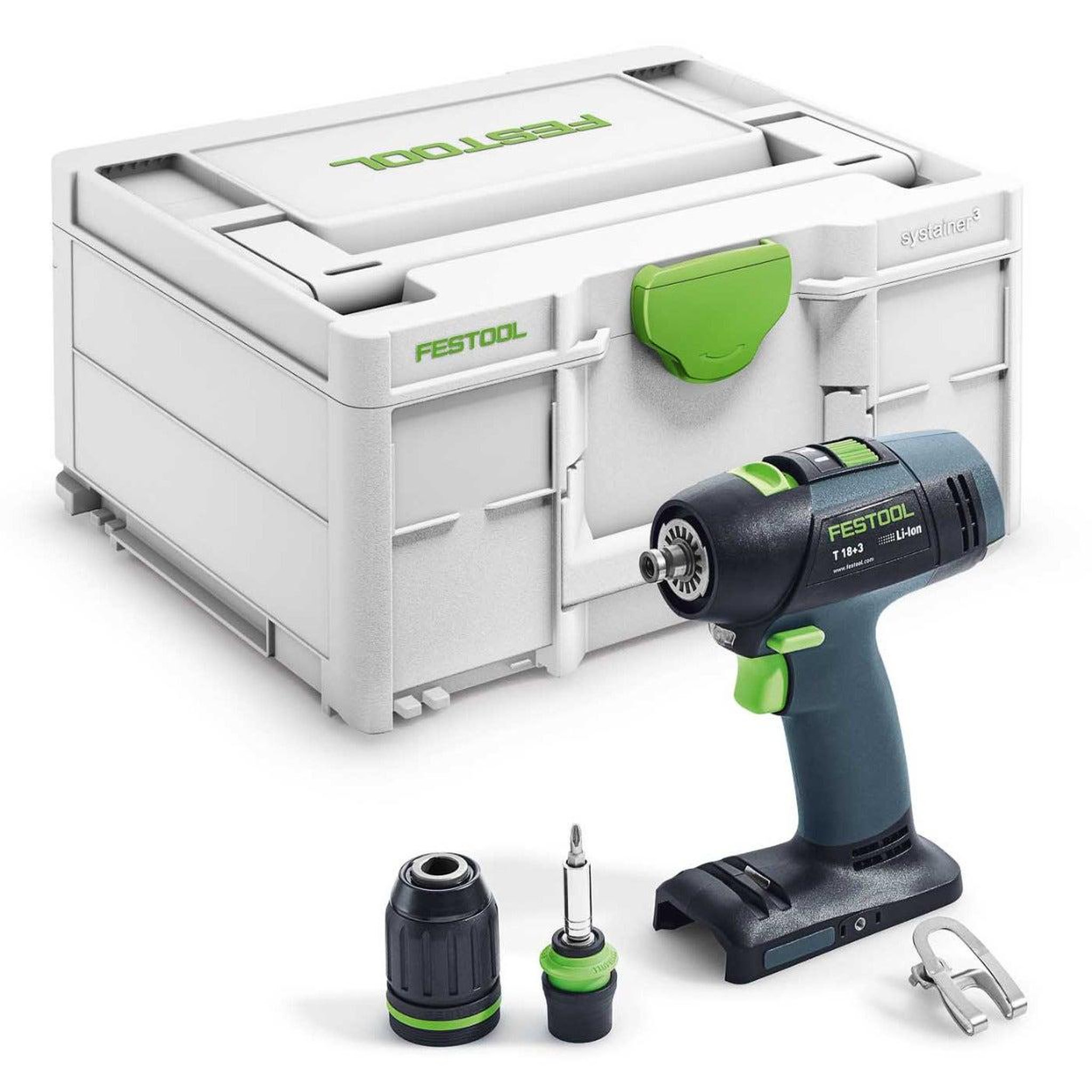 FESTOOL Perceuse-visseuse sans fil t 18+3 basic + systainer
