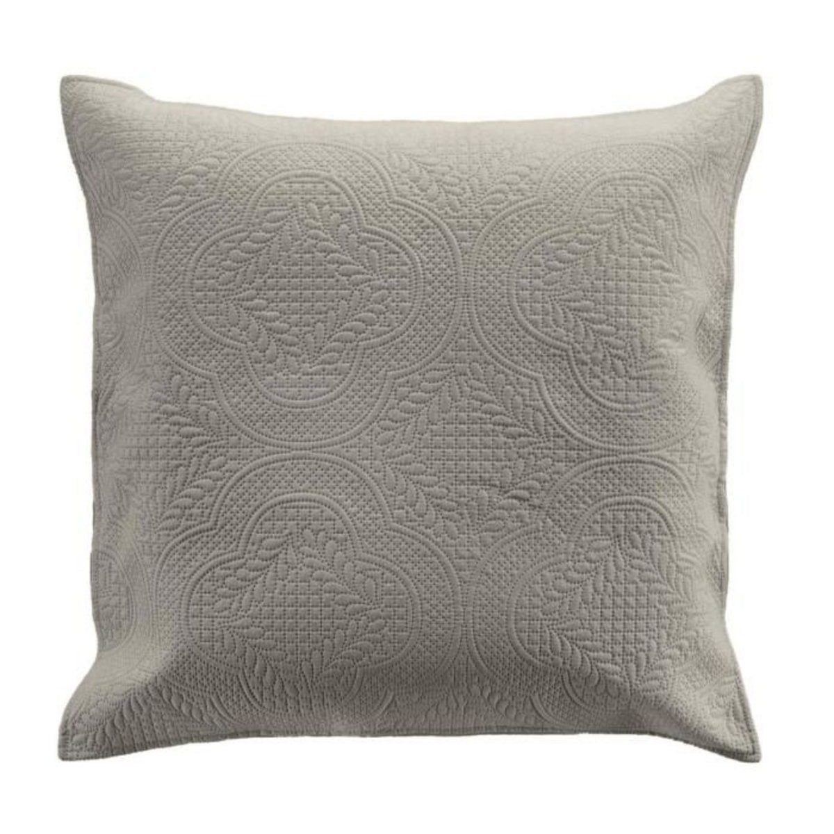 Paris Prix Couvre-Lit & 2 Housses de Coussin  Romane  220x240cm Gris