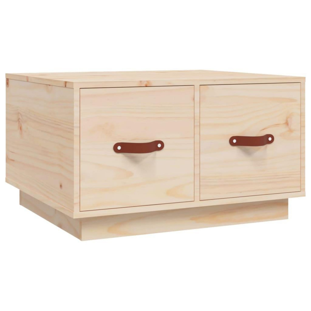 VIDAXL Table basse 60x53x35 cm Bois massif de pin