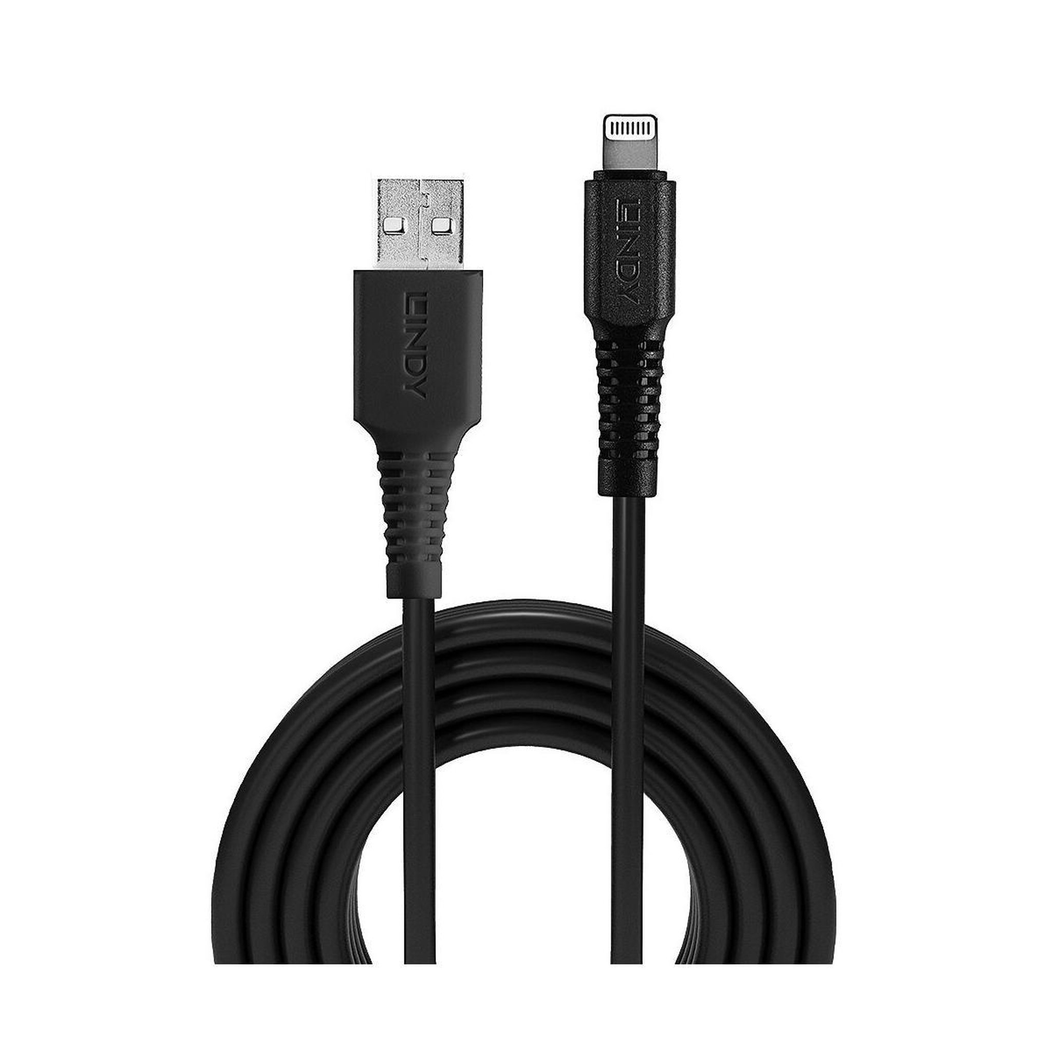 Voir la diapositive 3 : LINDY Lindy 31322 câble lightning 3 m noir