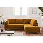 Voir la diapositive 2 : LISA DESIGN Anna - canapé d'angle droit - 5 places - convertible - en velours