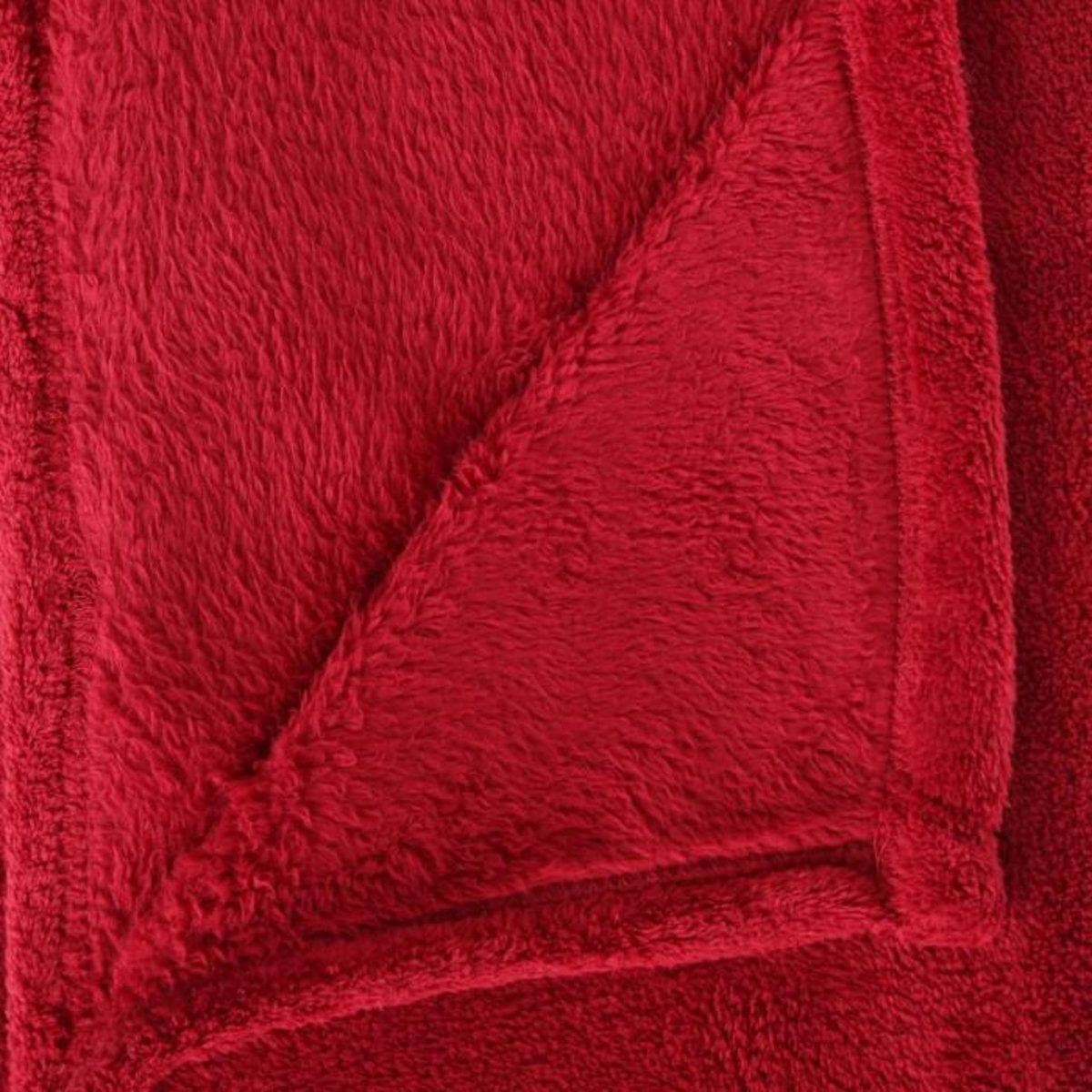 ATMOSPHERA Plaid Polaire  Microfibre  125x150cm Rouge
