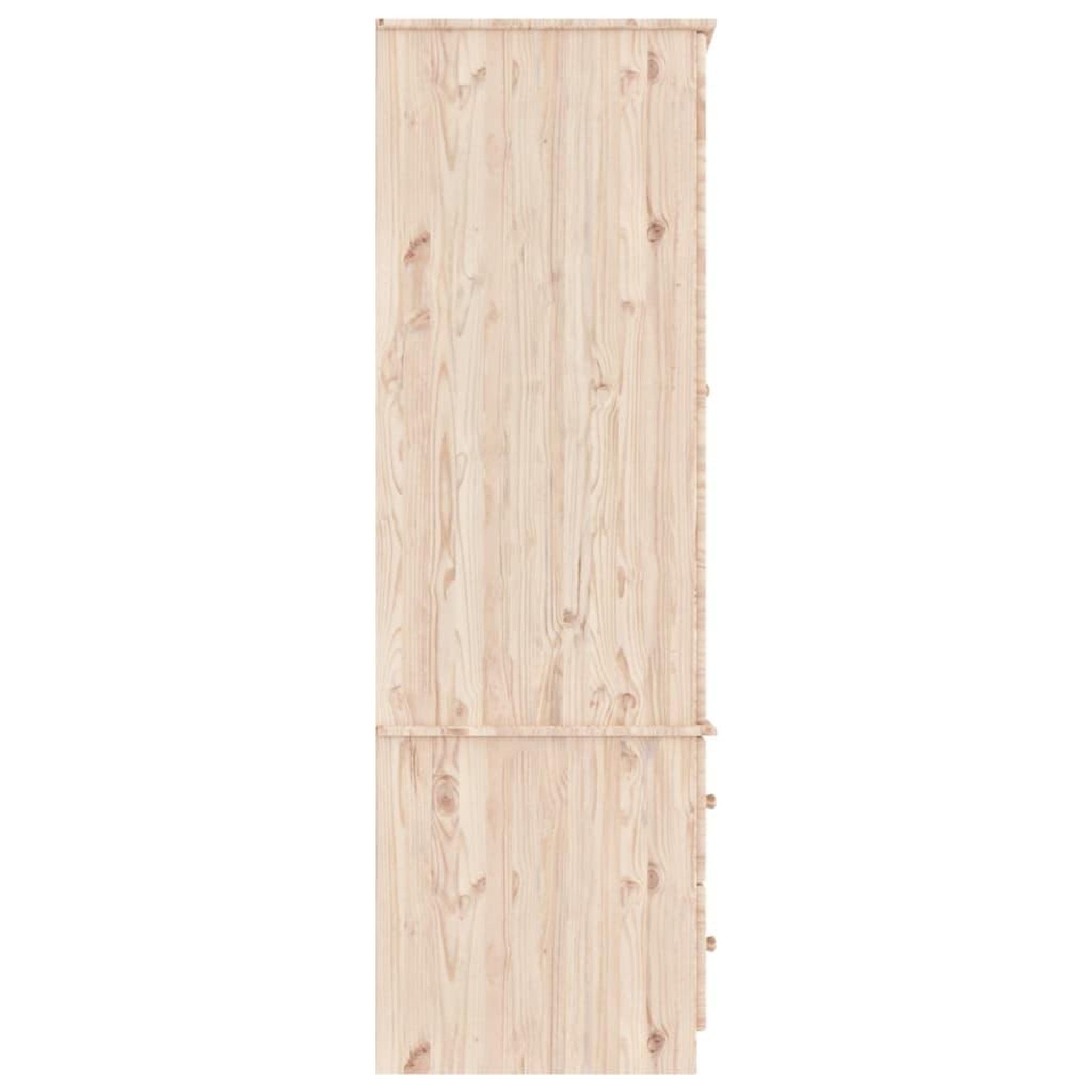 Voir la diapositive 5 : VIDAXL Garde-robe ALTA 90x55x170 cm bois massif de pin