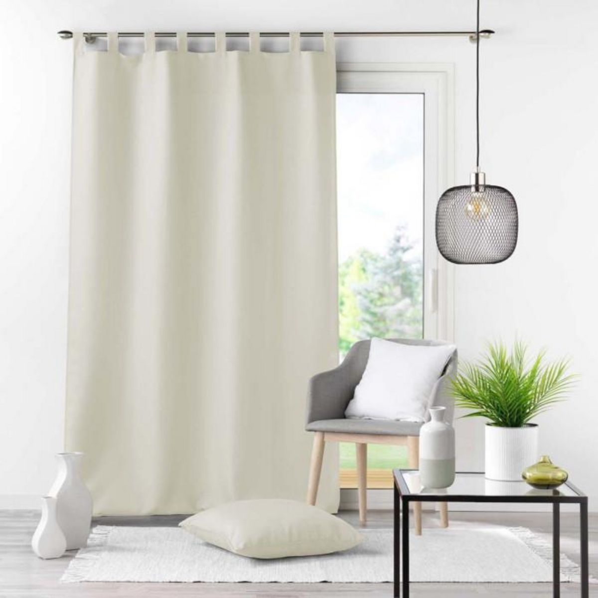 Paris Prix Rideau à Passants  Essentiel  140x260cm Naturel