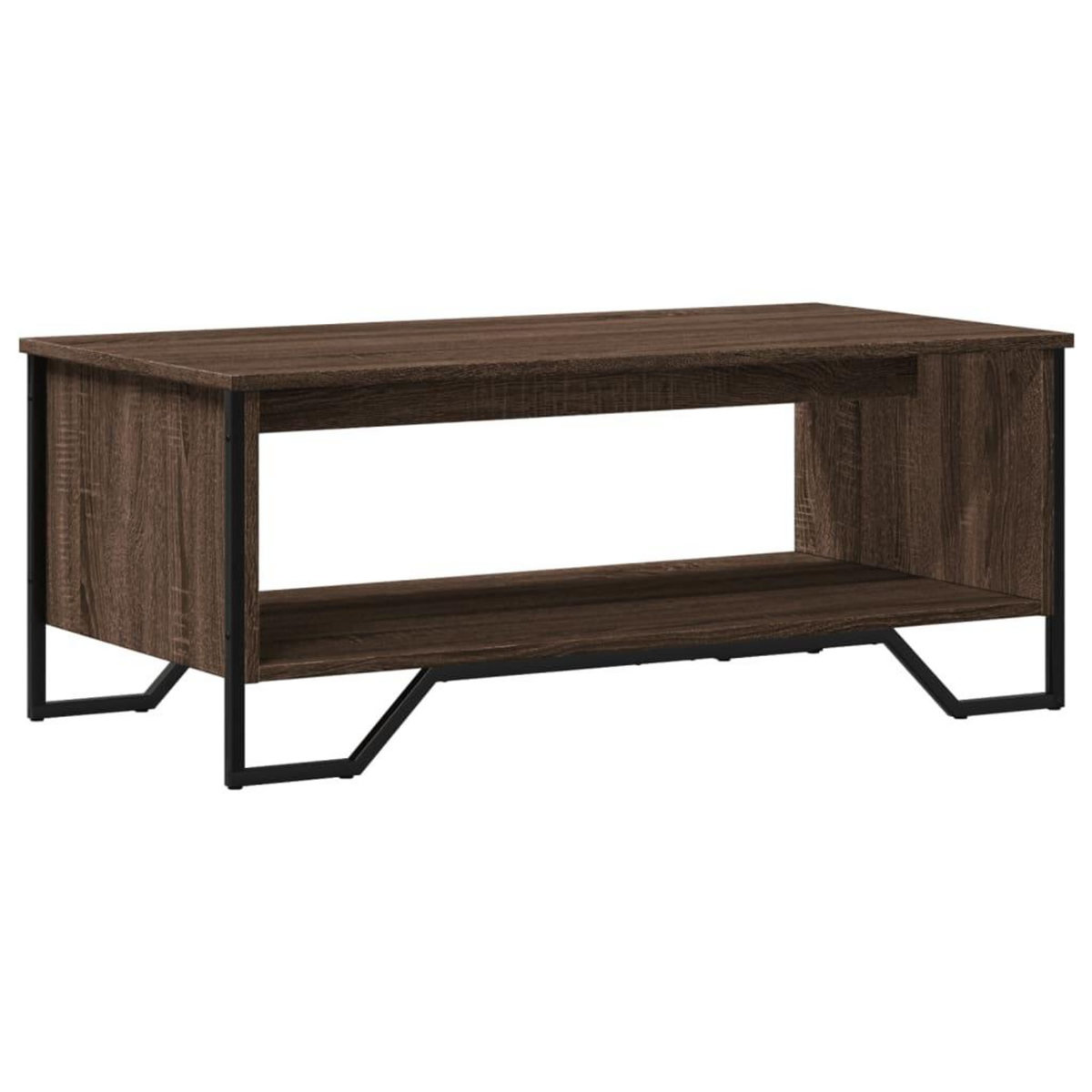 VIDAXL Table basse chene marron 100x51x40 cm bois d'ingenierie
