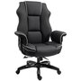 Voir la diapositive 1 : VINSETTO Fauteuil de bureau gamer ergonomique grand confort - 76L x 80l x 118-124H cm - noir