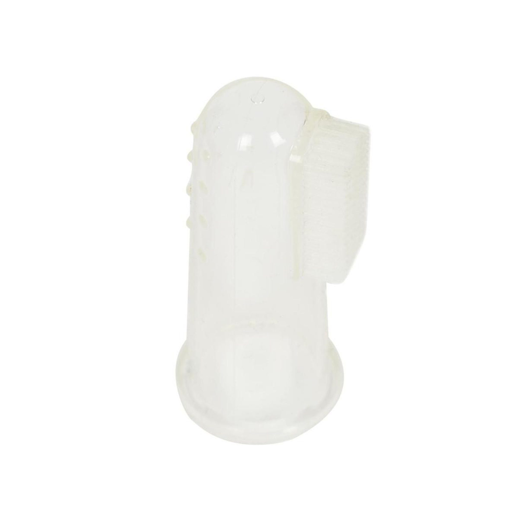 Tom & Zoé Brosse à dents bébé  silicone  5cm transparent