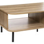 Voir la diapositive 3 : ATMOSPHERA Table basse 2 portes en bois COLVA - Marron
