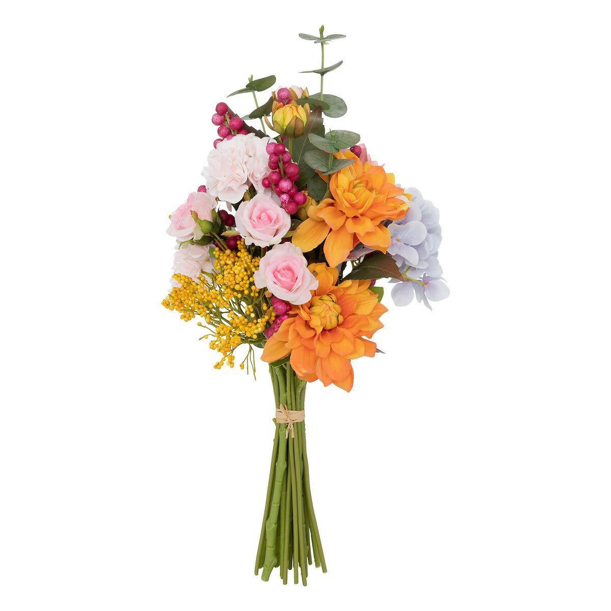 ATMOSPHERA Bouquet de fleurs artificielles  hortensia  53cm multicolore