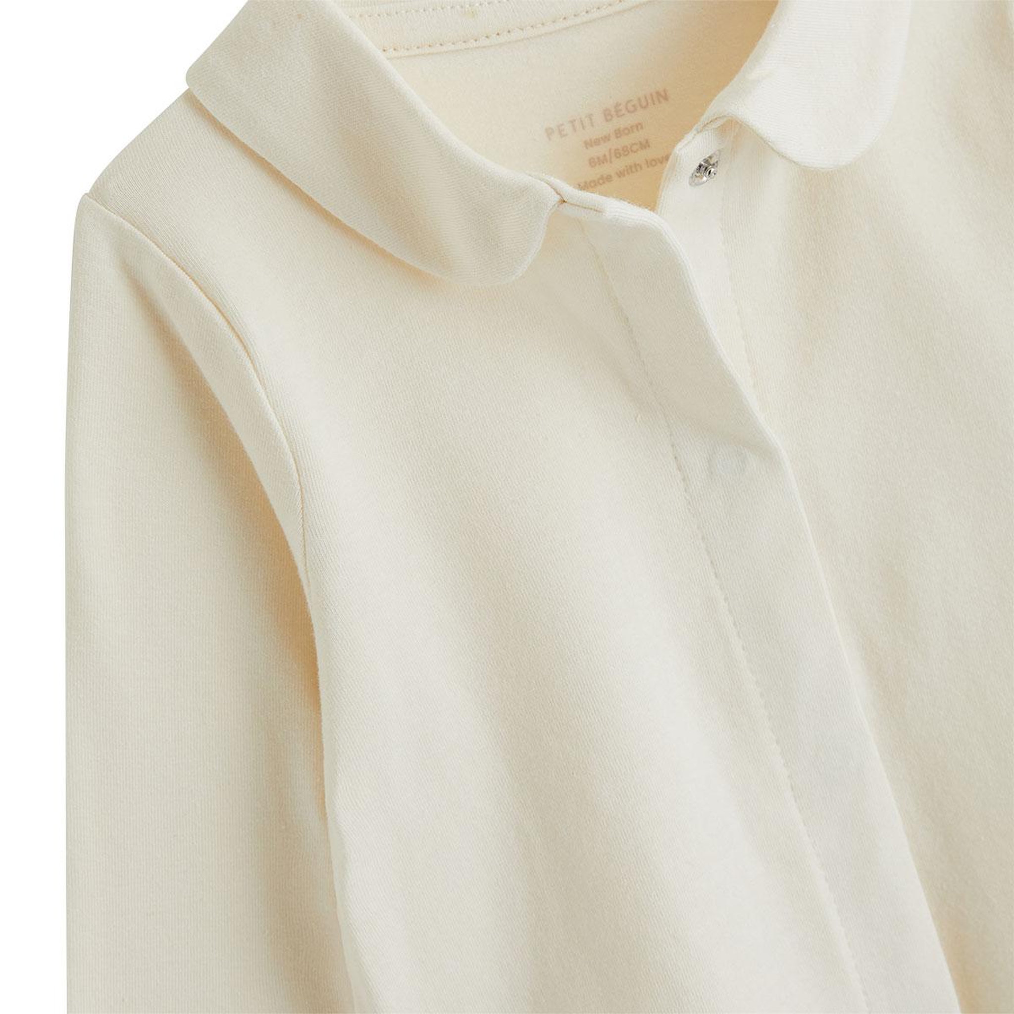 Voir la diapositive 4 : PETIT BEGUIN Ensemble salopette bébé en velours et t-shirt Neige