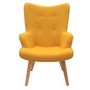 Voir la diapositive 3 : The Home Deco Factory Fauteuil de salon scandi Helsinki - Jaune