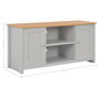 Voir la diapositive 6 : VIDAXL Meuble TV Gris 120x39x58 cm