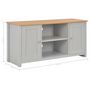 Voir la diapositive 6 : VIDAXL Meuble TV Gris 120x39x58 cm