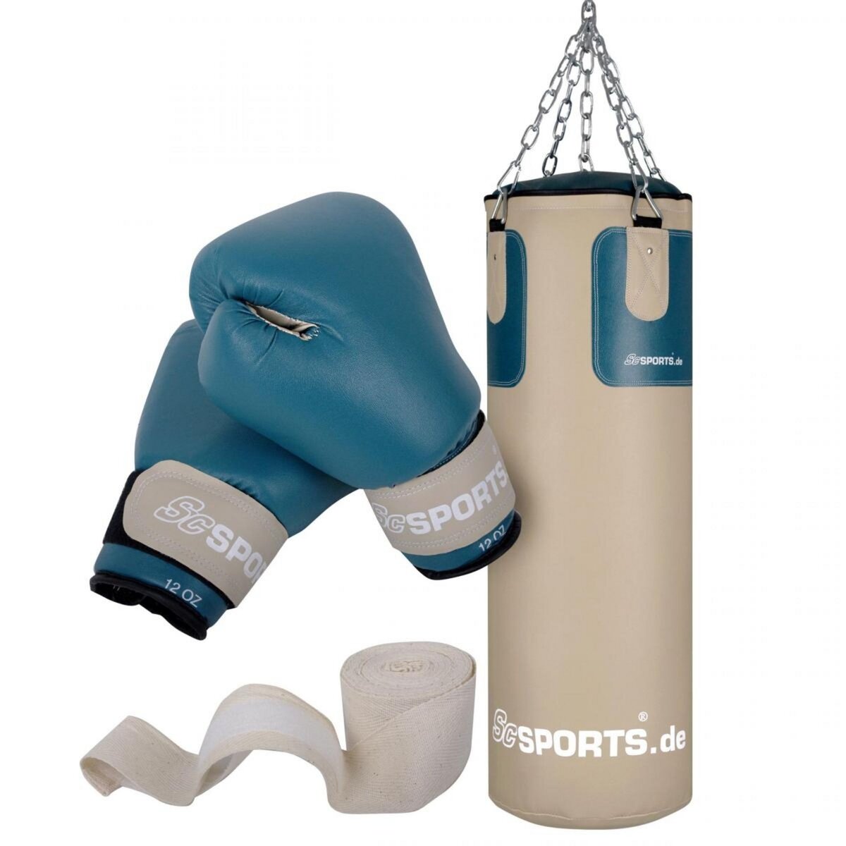 Sac de Boxe, Rempli, à suspendre, 25 kg, avec Mousqueton acheter en ligne à  bas prix