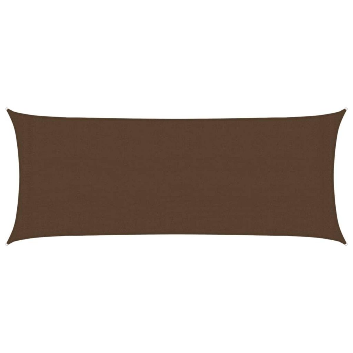 VIDAXL Voile d'ombrage 160 g/m^2 Marron 2x4,5 m PEHD