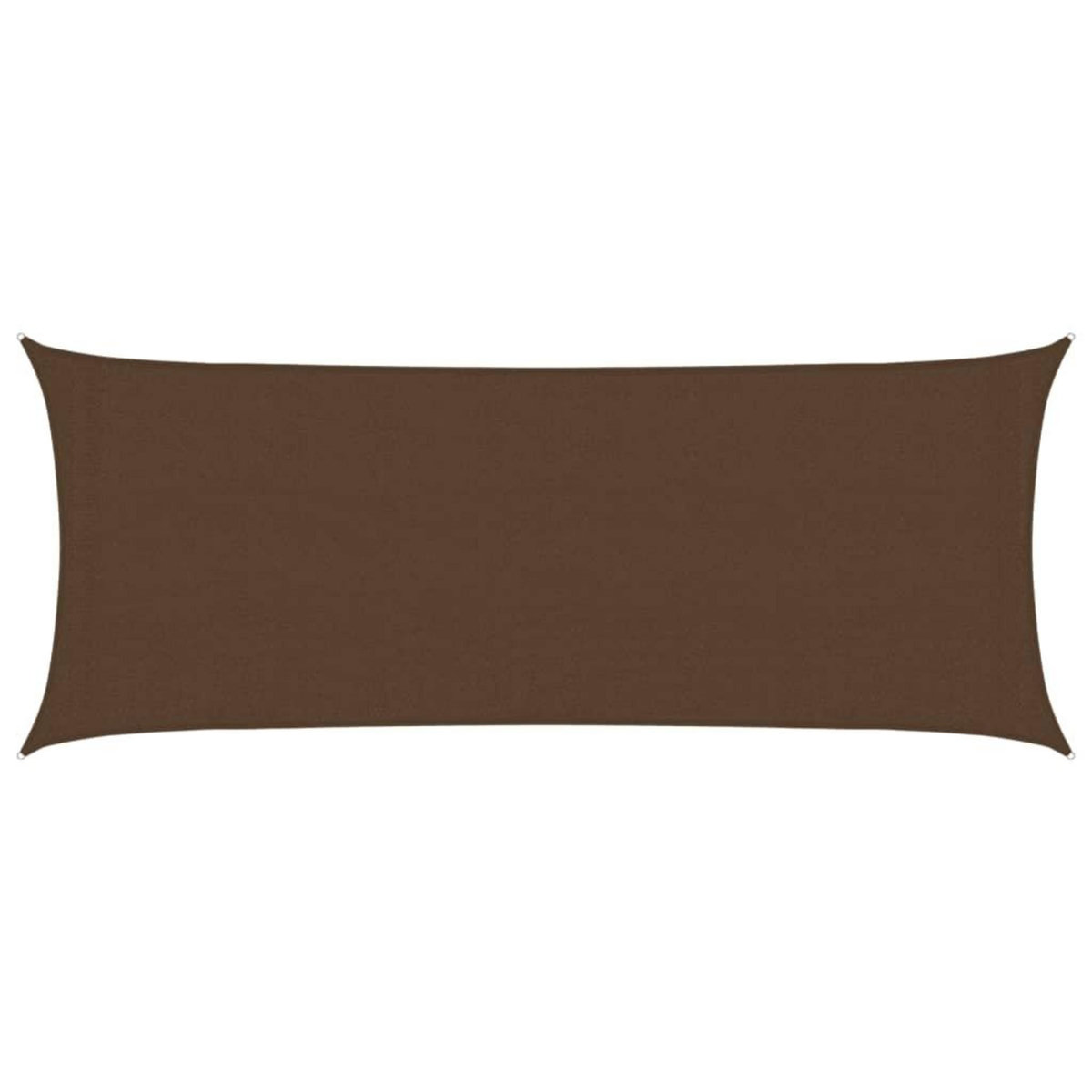 VIDAXL Voile d'ombrage 160 g/m^2 Marron 2x4,5 m PEHD