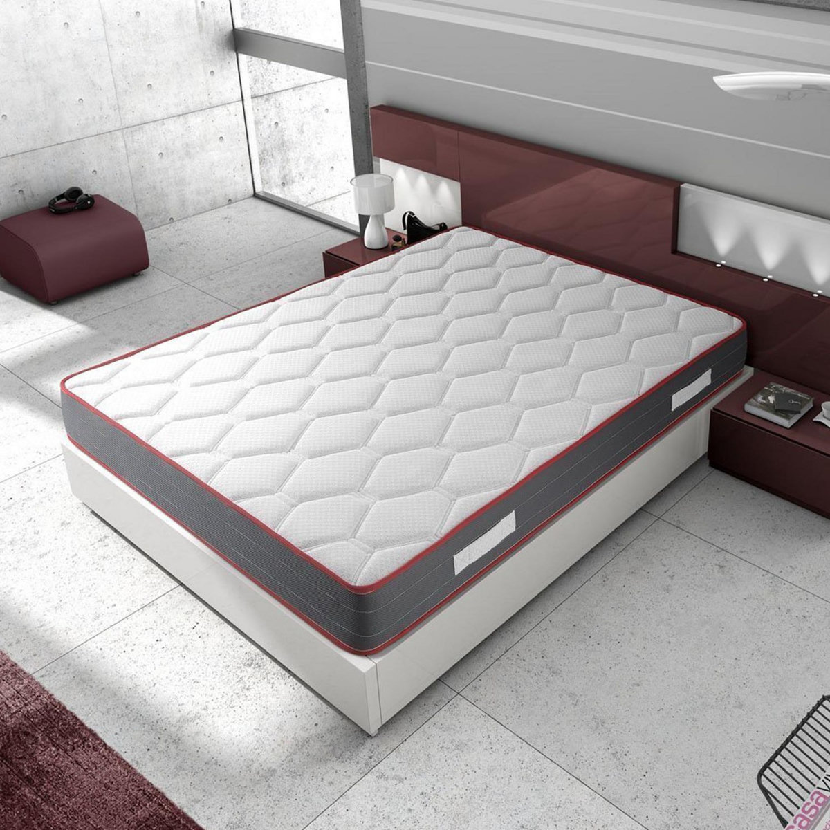 MARCKONFORT Matelas à mémoire de forme ERGO-CONFORT 90X190, 22cm épaisseur