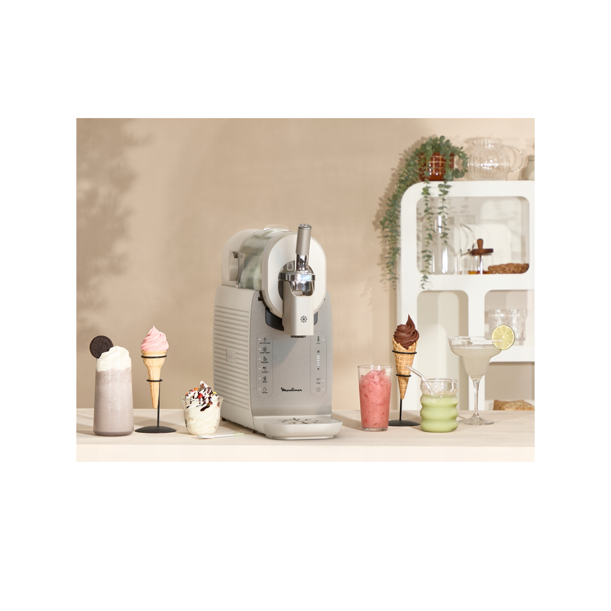 Voir la diapositive 4 : TEFAL machine à glace Freezi 1.4L