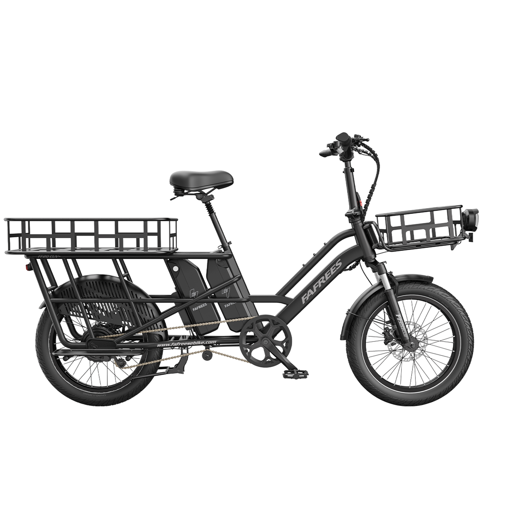 Voir la diapositive 1 : FAFREES Vélo cargo électrique familial fafrees ff20 cuv