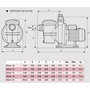 Voir la diapositive 3 : Espa Pompe à filtration 18m3/h triphasé - SILVER 18T