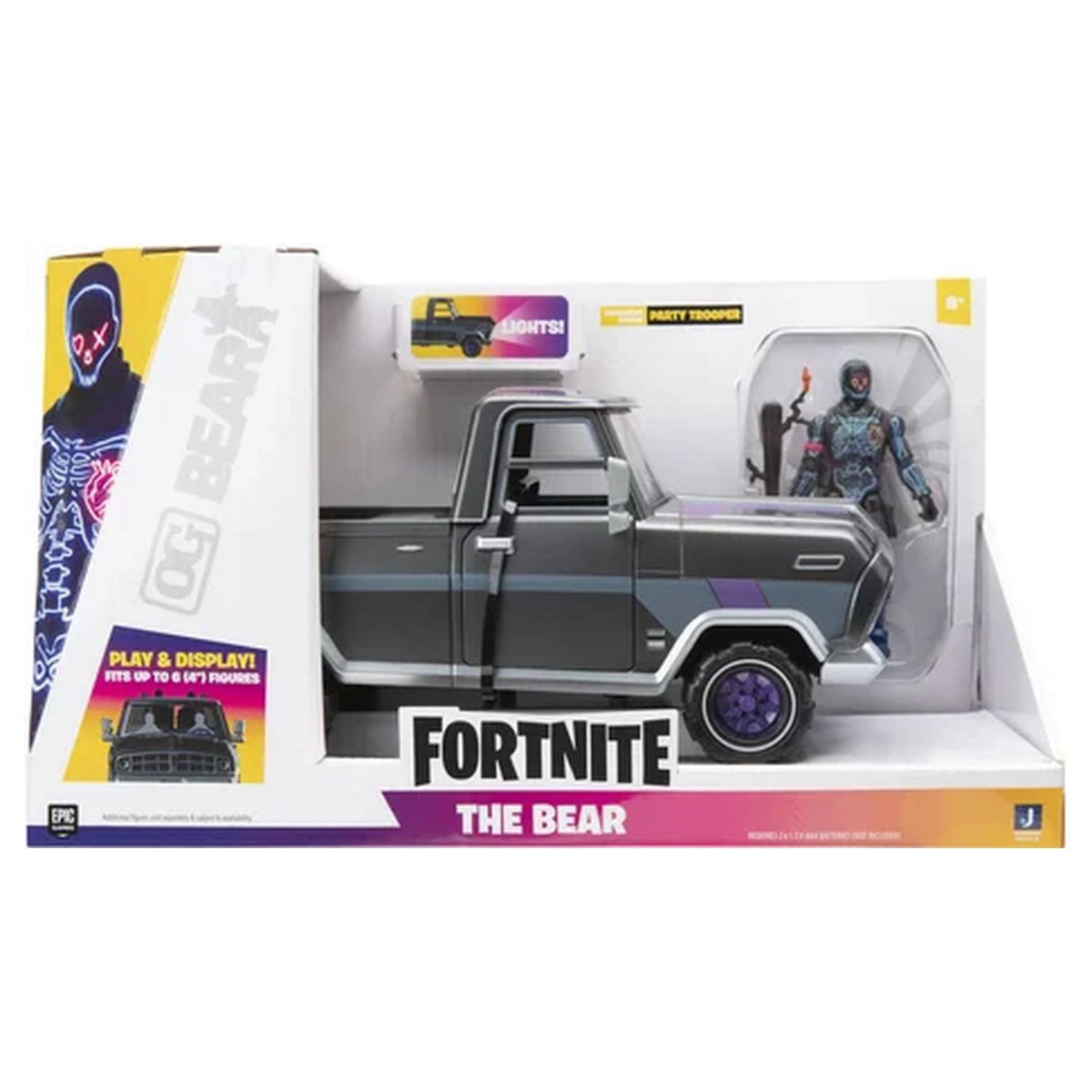 JAZWARES Véhicule Fortnite The Bear avec figurine articulée