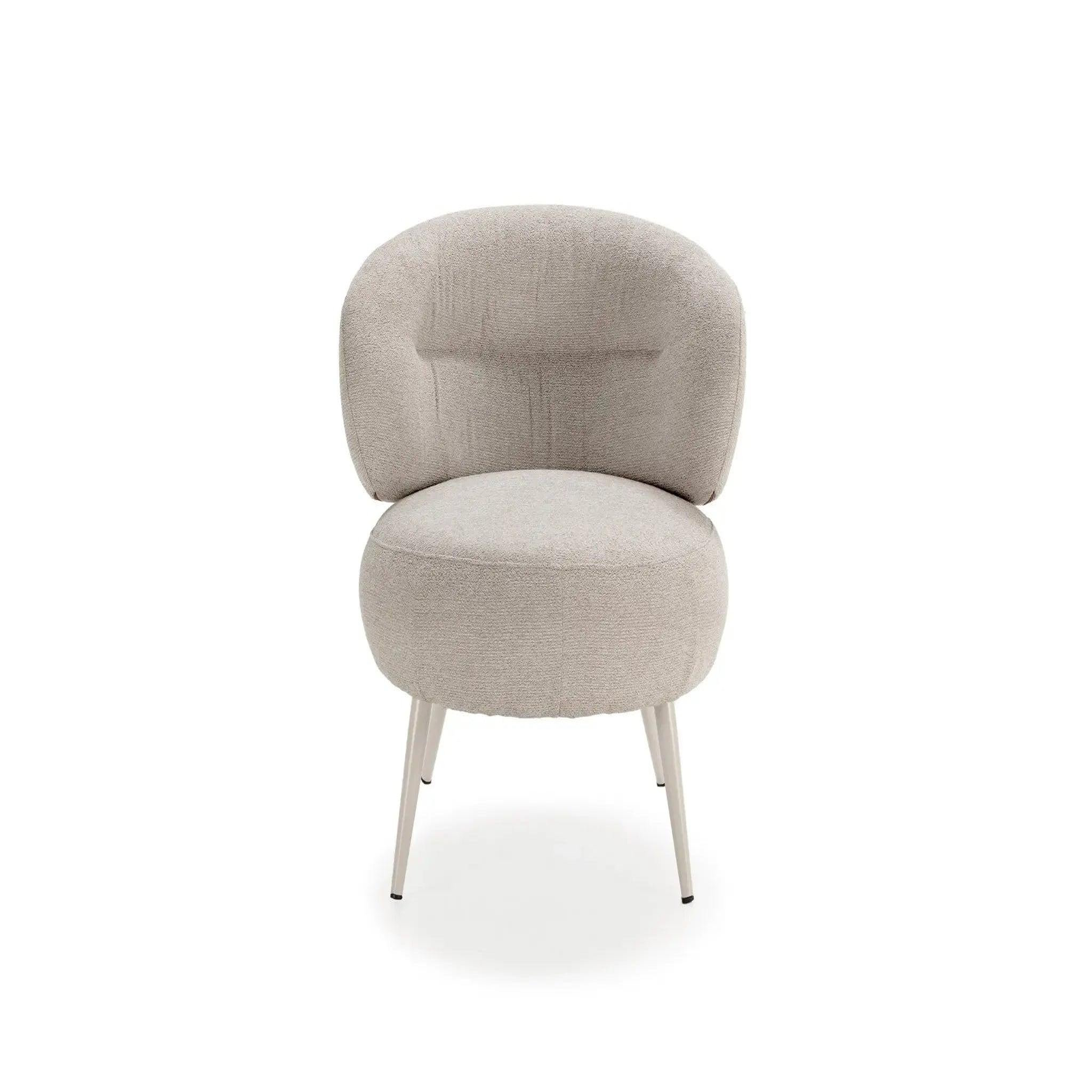 CASANOVA PARIS Yuni - fauteuil pieds en métal - beige
