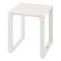 Voir la diapositive 1 : HESPERIDE Table de jardin d'appoint carrée en aluminium EVASION - Avoine
