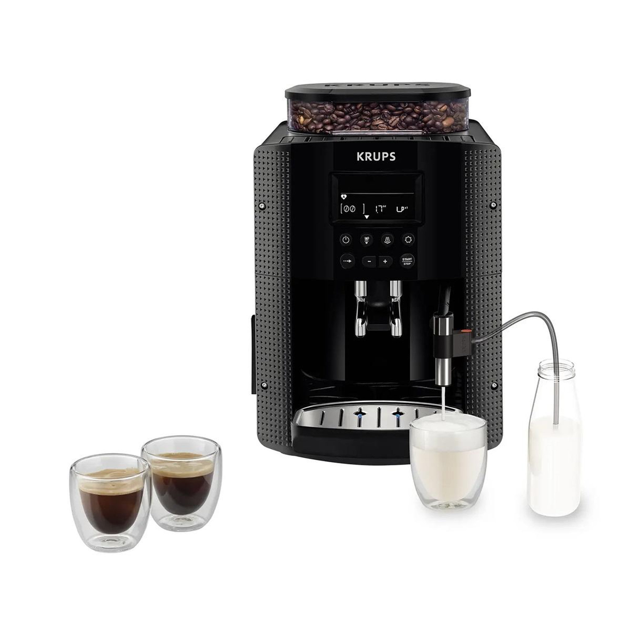 Voir la diapositive 1 : KRUPS Robot café 15 bars noir - ea8168f1