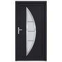 Voir la diapositive 3 : VIDAXL Porte d'entree anthracite 98x190 cm PVC