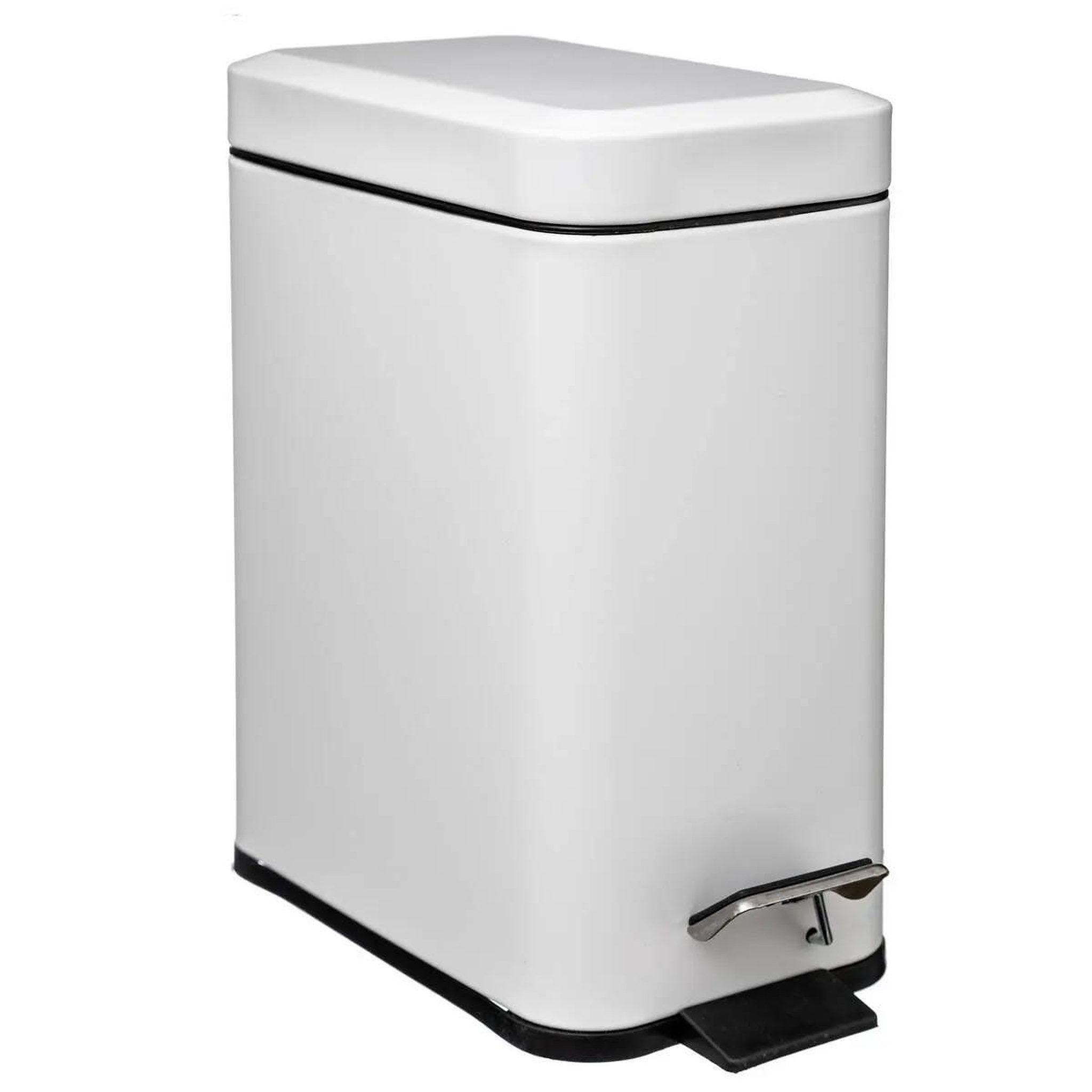 FIVE Poubelle de salle de bain  rectangle  5l blanc