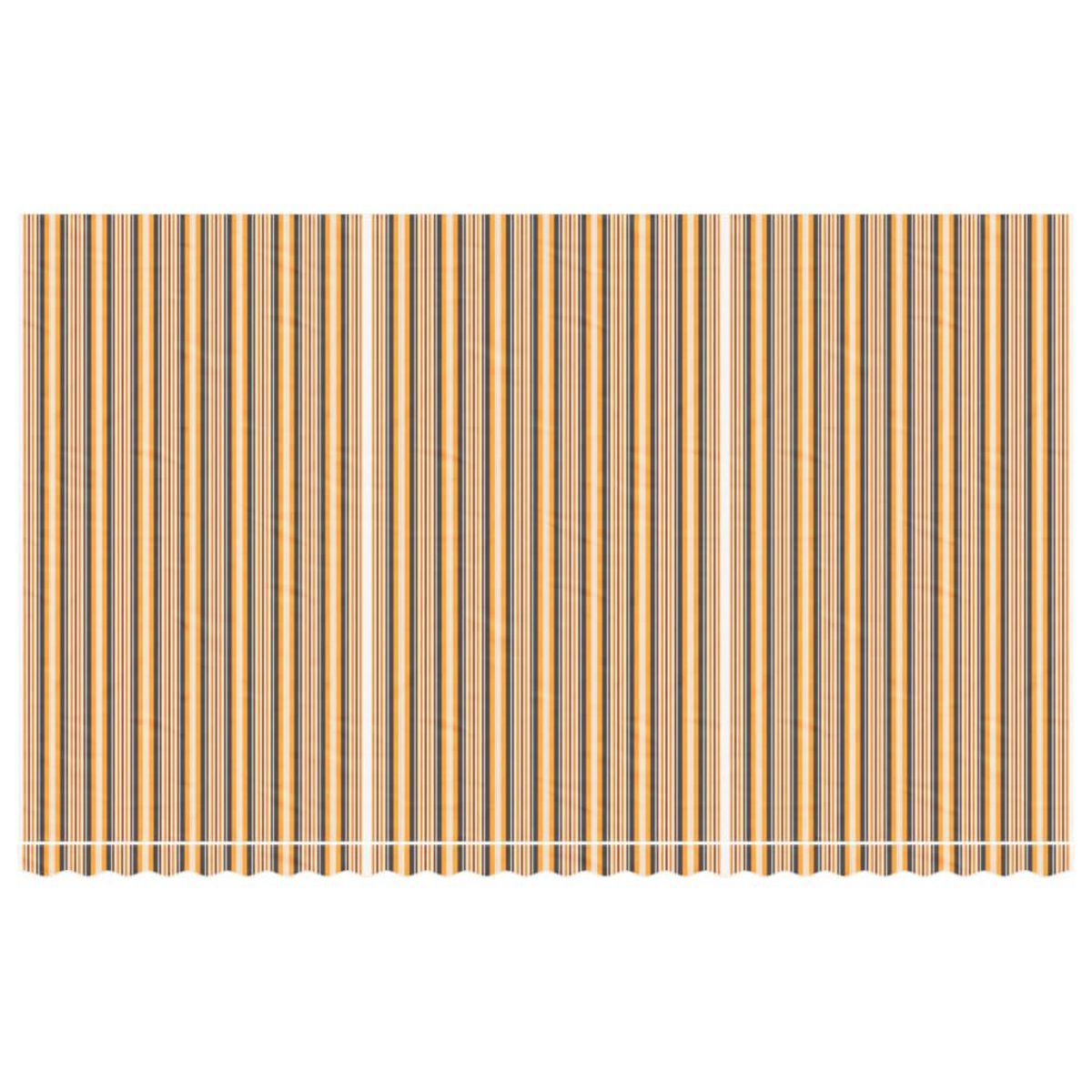 VIDAXL Tissu de remplacement pour auvent rayures multicolores 6x3,5 m