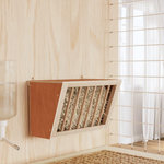 VIDAXL Mangeoire a foin pour lapins 37x18,5x23 cm bois massif sapin