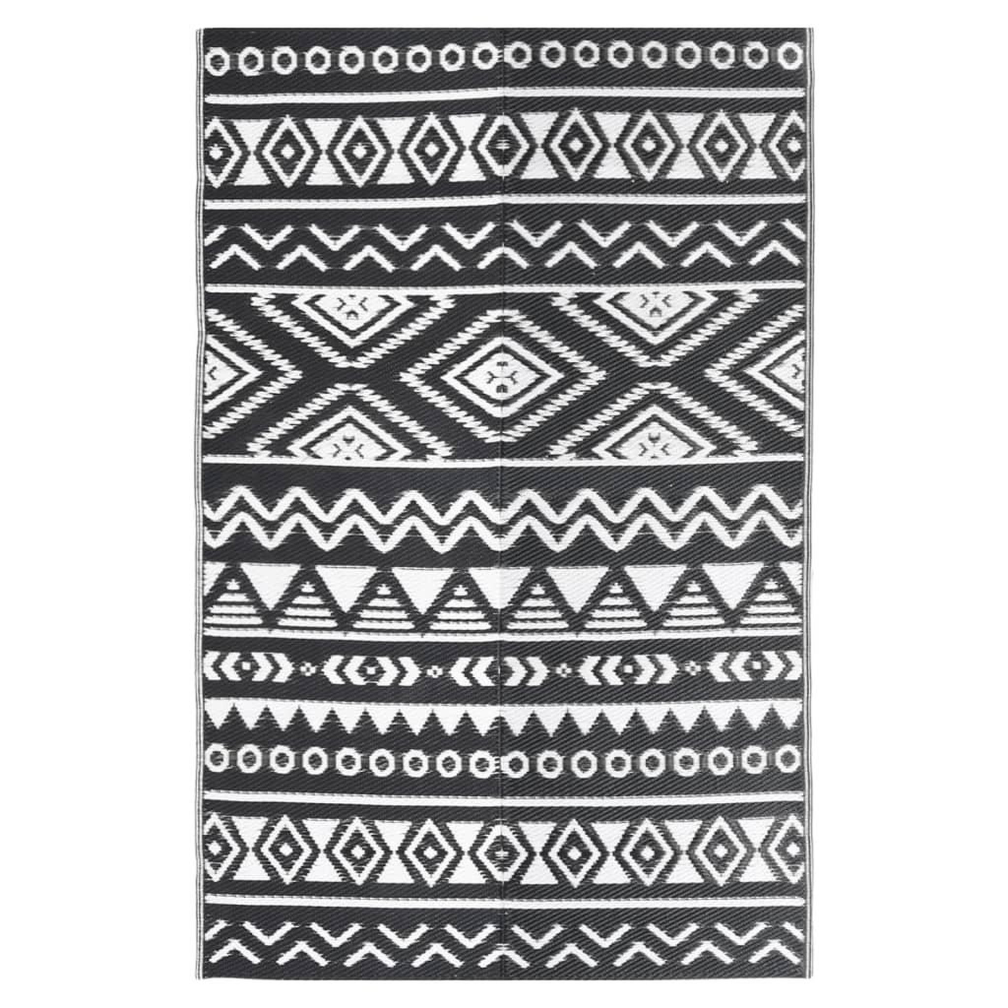 Voir la diapositive 2 : VIDAXL Tapis d'exterieur ARAKIL Noir 140x200 cm PP
