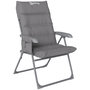 Voir la diapositive 1 : OUTSUNNY Chaise de camping pliante rembourrée inclinable grand confort gris